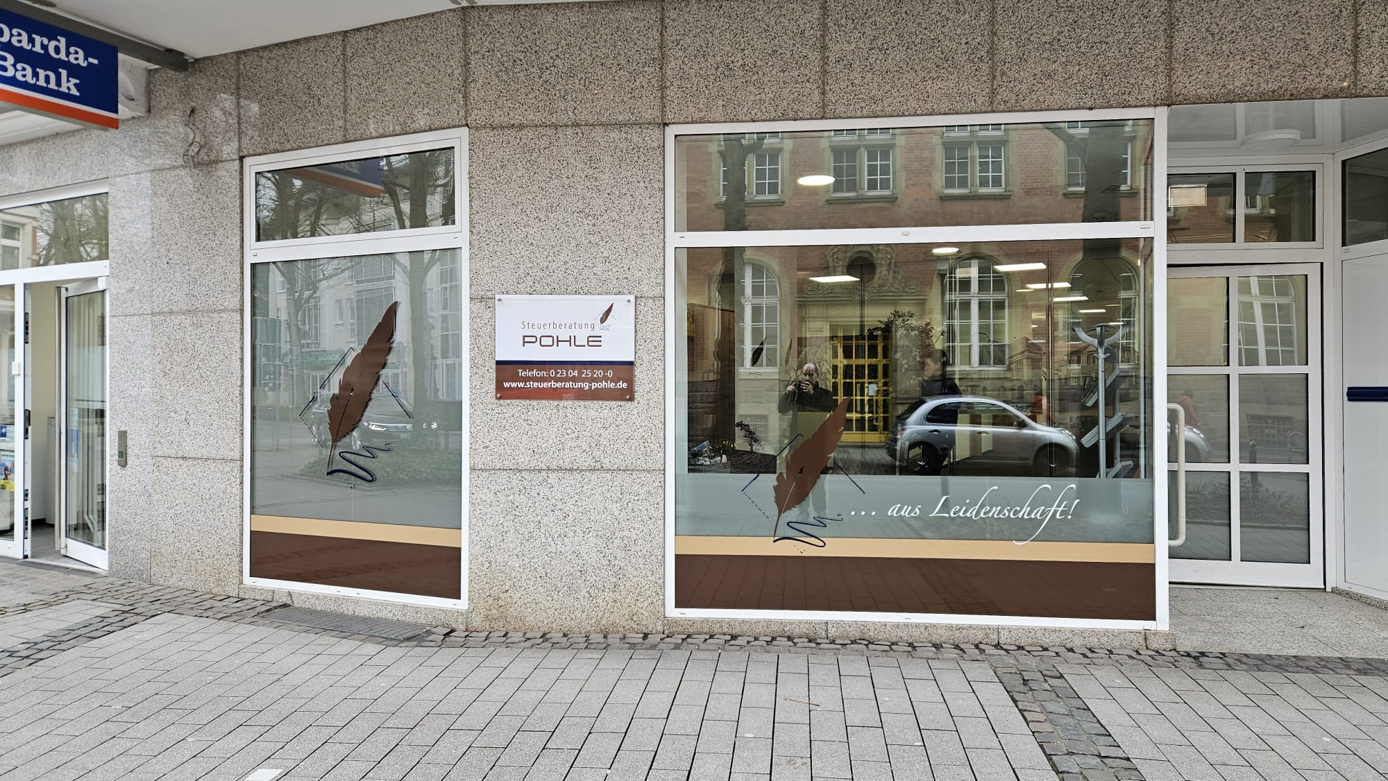 Frontansicht Büro